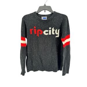 NBA Youth Kids Portland Trailblazers RIP CITY Crewneck Sweater Size XL